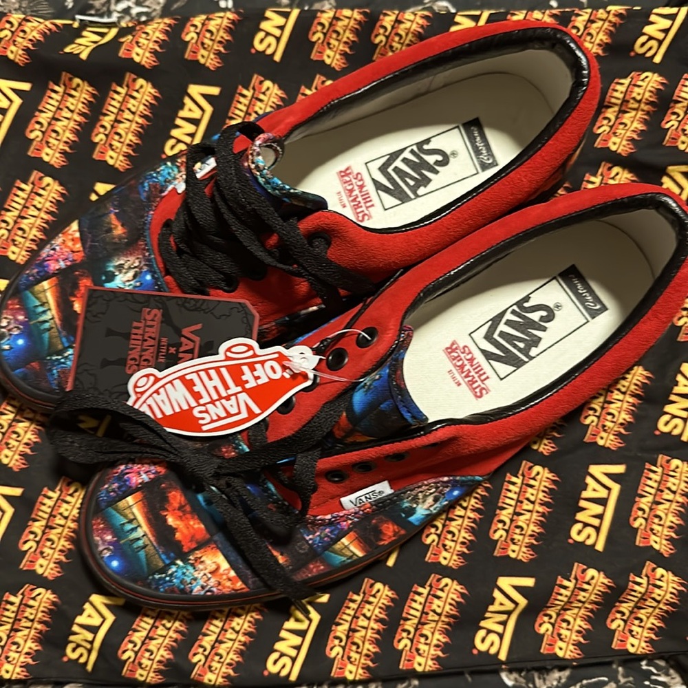 Vans - customized-Stranger Things - size 10.5 women’s / 9 men’s - BNWT